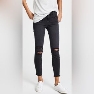 J Brand “Mercy” Mid Rise Crop Jeans